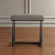 Midas Moss and Bronze Upholstered Small Accent Bench