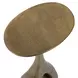 Arlington Antique Brass Outdoor Oval Accent Table
