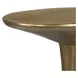 Arlington Antique Brass Outdoor Oval Accent Table