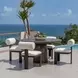 Alden Dark Golden Bronze Outdoor 48" Round Bistro Table
