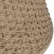 Kingsley White and Cerused Wheat Outdoor 60" Round Concrete Top Dining Table