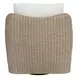 Kingsley Oyster White Upholstered Outdoor Swivel Lounge Chair
