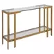 Grafton Gold Rectangular Glass Top Console Table