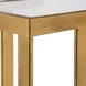 Grafton Gold Rectangular Glass Top Console Table