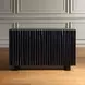 Monterey Black 3 Door Accent Cabinet