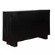 Monterey Black 3 Door Accent Cabinet