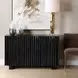 Monterey Black 3 Door Accent Cabinet