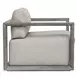 Carlisle Dove Upholstered Outdoor Lounge Chair