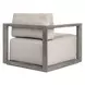 Carlisle Dove Upholstered Outdoor Lounge Chair