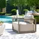 Carlisle Dove Upholstered Outdoor Lounge Chair