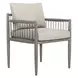 Borneo Dove Upholstered Outdoor Dining Chair