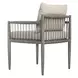 Borneo Dove Upholstered Outdoor Dining Chair