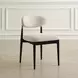 Alden Off White Upholstered Dining Chair Set of 2