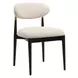 Alden Off White Upholstered Dining Chair Set of 2