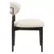 Alden Off White Upholstered Dining Chair Set of 2