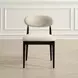 Alden Off White Upholstered Dining Chair Set of 2