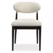 Alden Off White Upholstered Dining Chair Set of 2