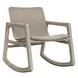 Prescott Twisted Oatmeal and Cerused Wheat Outdoor Rocking Chair