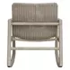 Prescott Twisted Oatmeal and Cerused Wheat Outdoor Rocking Chair