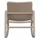 Prescott Twisted Oatmeal and Cerused Wheat Outdoor Rocking Chair