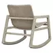 Prescott Twisted Oatmeal and Cerused Wheat Outdoor Rocking Chair