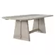 Carlisle Cerused Wheat Outdoor 92" Rectangular Dining Table