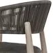 Belmont Java and Cerused Wheat Outdoor Counter Height Stool