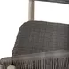 Belmont Java and Cerused Wheat Outdoor Counter Height Stool