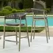 Belmont Java and Cerused Wheat Outdoor Bar Stool