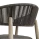 Belmont Java and Cerused Wheat Outdoor Bar Stool