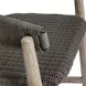 Belmont Java and Cerused Wheat Outdoor Bar Stool