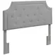 Alta Gray Upholstered Queen Headboard