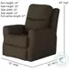 Fame Journey Toffee Rocker Recliner