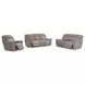 Colton Branson Tweed Zero Gravity Triple Power Reclining Living Room Set with LED and USB Charging