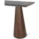 Caldera Dark Oak and Lava Marble Top Console Table