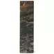 Caldera Dark Oak and Lava Marble Top Console Table