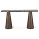 Caldera Dark Oak and Lava Marble Top Occasional Table Set