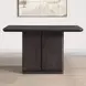 Oakley Black Rectangular Storage Counter Height Dining Room Set