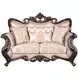 Constantine Beige Living Room Set with Nailhead Trim
