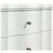 Haven Warm White 3 Drawer Nightstand with USB Charging