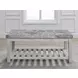 Canova Gray Rectangular Marble Coffee Table