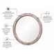 Manhattan Valley Dusty Rose Round Wall Mirror