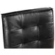 Aven Black Leather Counter Height Stool