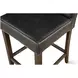 Aven Black Leather Counter Height Stool