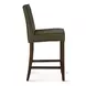 Aven Green Eco Suede Counter Height Stool