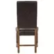 Dani Dark Brown Leather Dining Chair
