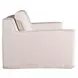 Oliver White Linen Slipcover Chair