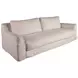 Oliver White Linen Slipcover 87" Sofa