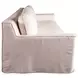 Oliver White Linen Slipcover 87" Sofa