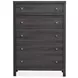 Meadowrise Raisin Black and White Upholstered Panel Bedroom Set